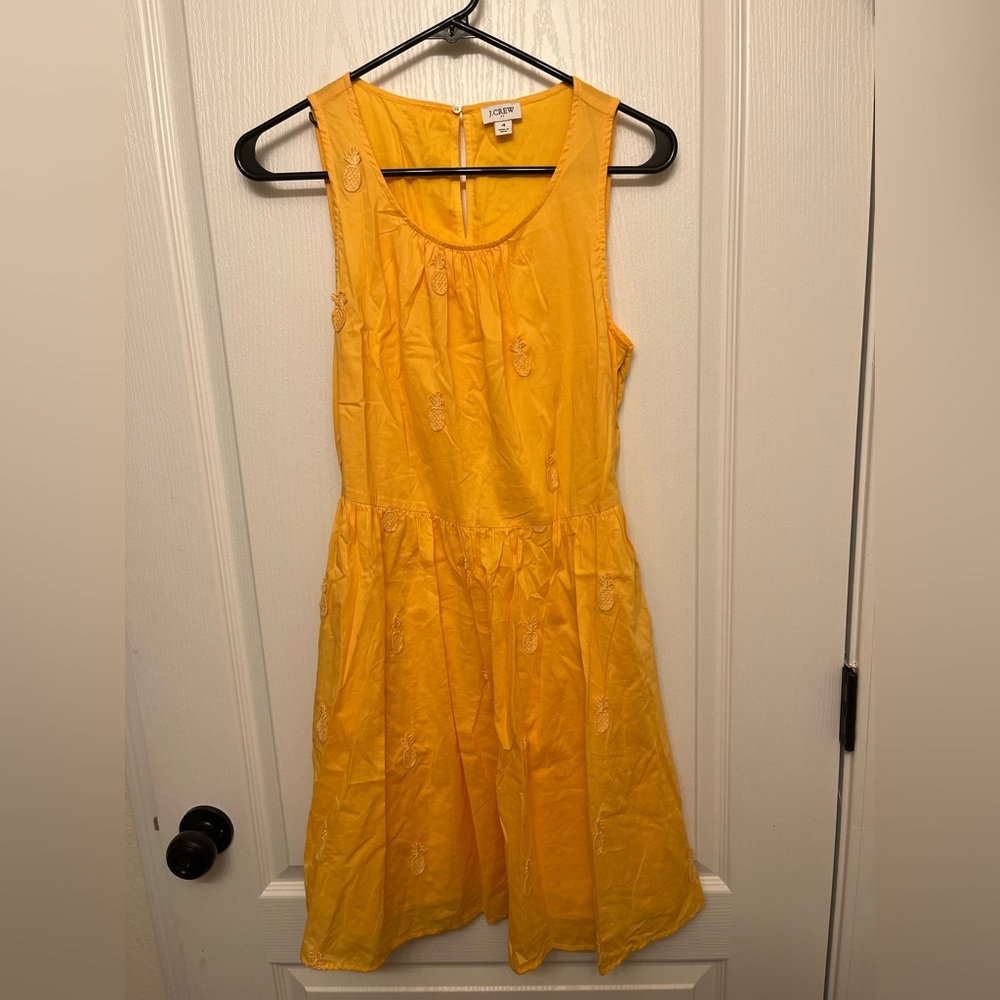 J. Crew Sunny Yellow Mini Dress